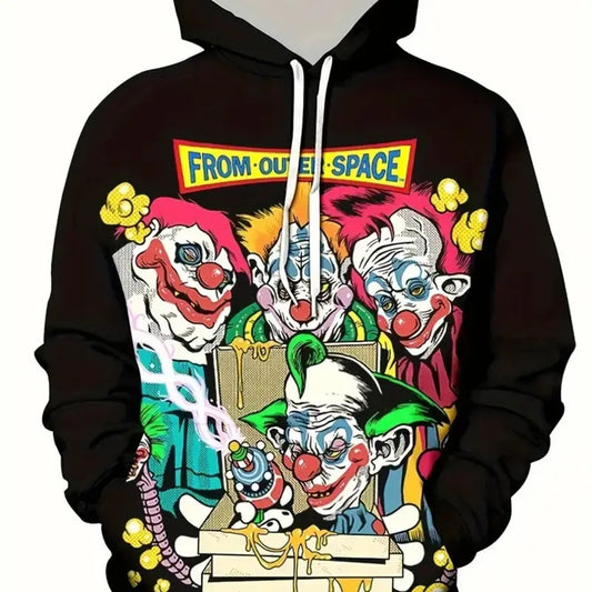 Printed Hooded Sweatshirt