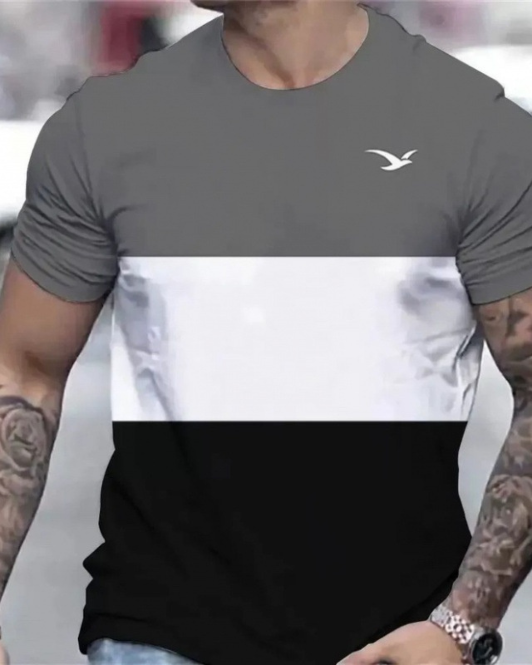 Men's T-shirt 3D Printing Athletic Clothing