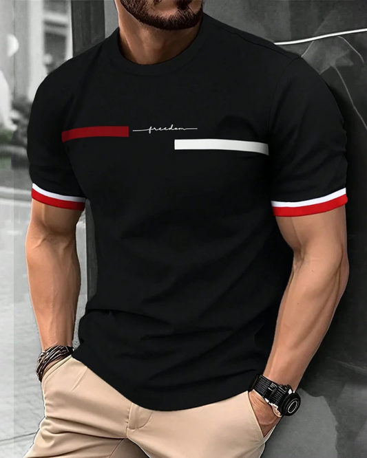 Men's 3D Digital Printing Short-sleeved T-shirt