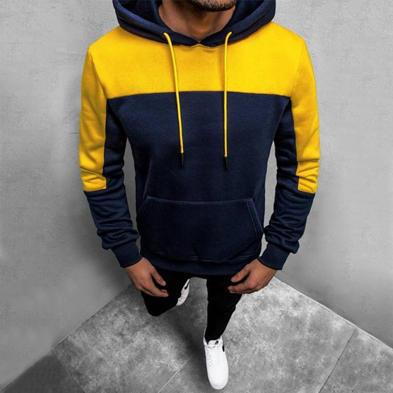 Men's Loose Hooded Pullover Casual Long-sleeved Sweater