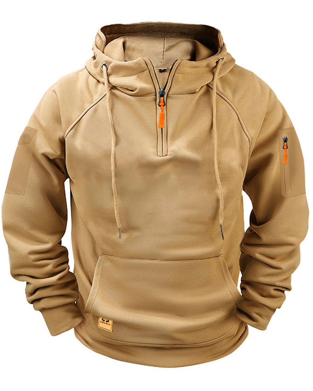 Men's Zipper Multi-pocket Casual Sweatshirt