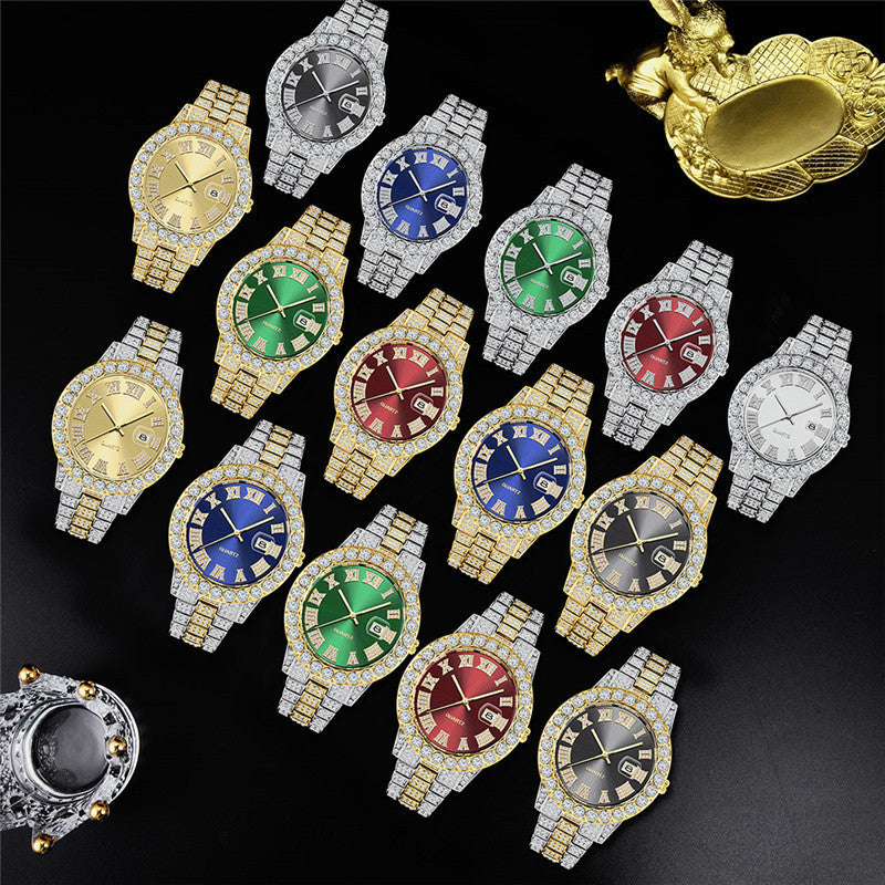 Men's Fashion Personality Affordable Luxury Alloy Watch