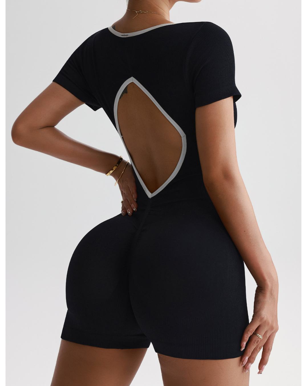 Seamless Yoga Jumpsuit Hip-lifting Backless Corset