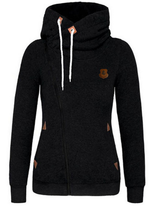 Women's Sport Cardigan Side Zipper Hoodie