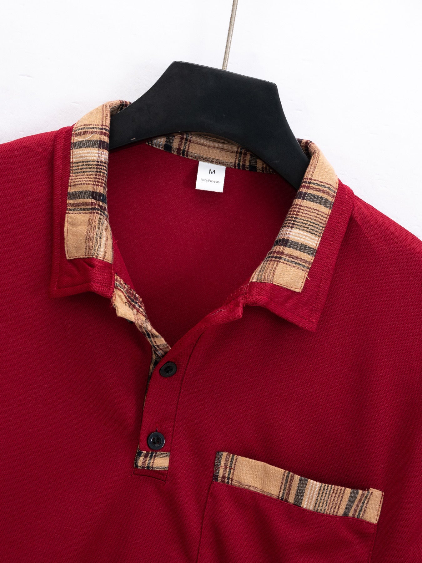 Men's Fashion Casual Solid Color Sports Polo Shirts