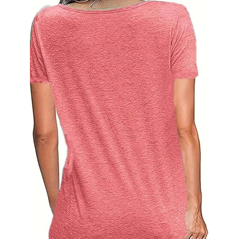 Women's Cute Cat Graphic T-Shirt Casual Crewneck Short Sleeve Summer Top For Cat Lovers And Everyday Wear