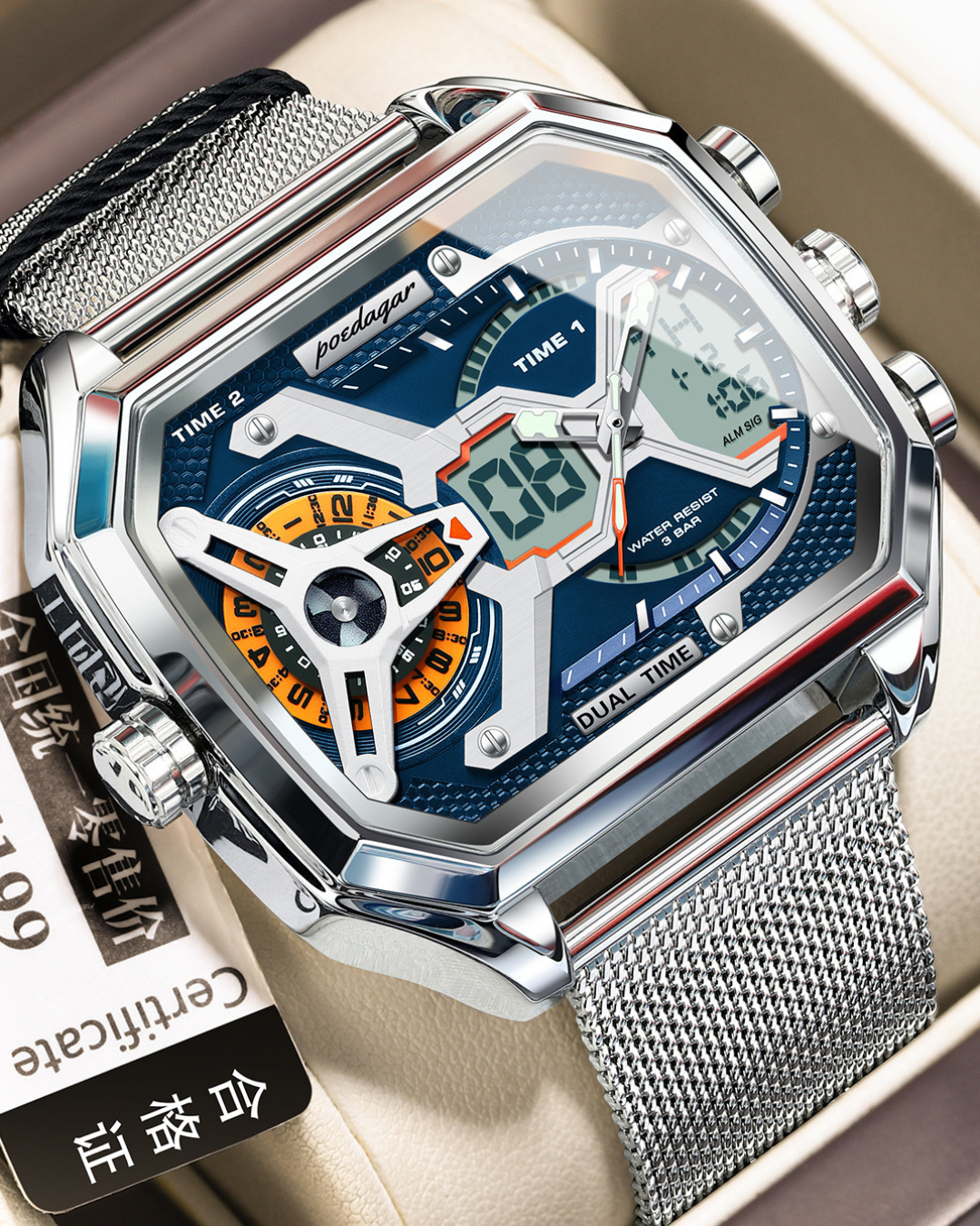 Multifunctional Waterproof Luminous New Men's Watch