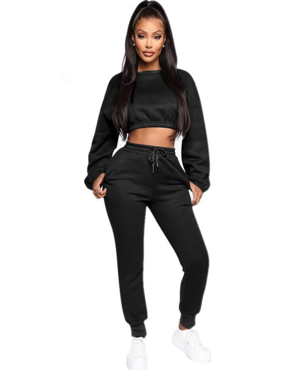 Hoodies Tops Pants Trousers Two Piece Set