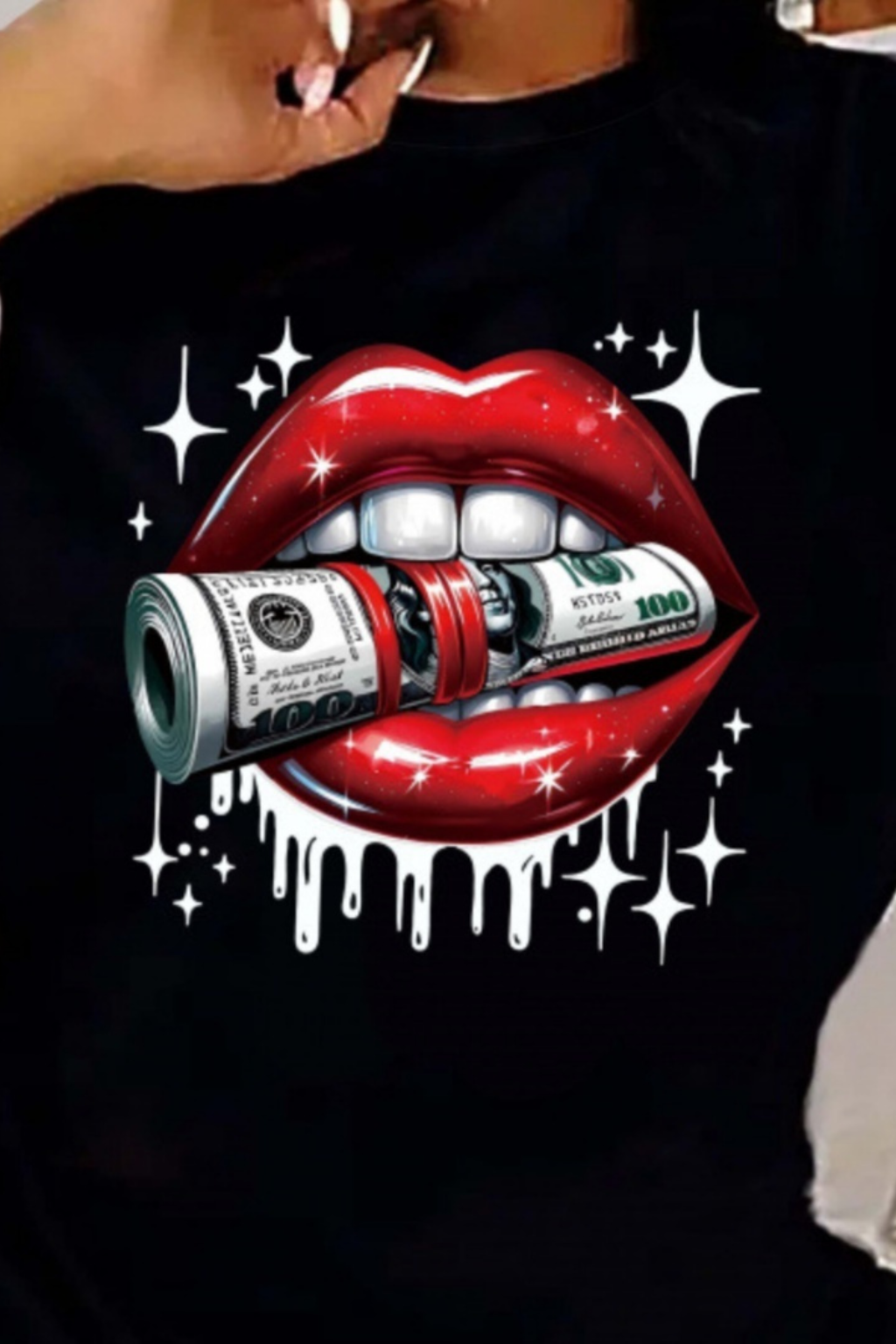 Women's Simple Printing Round Neck Casual Short Sleeve