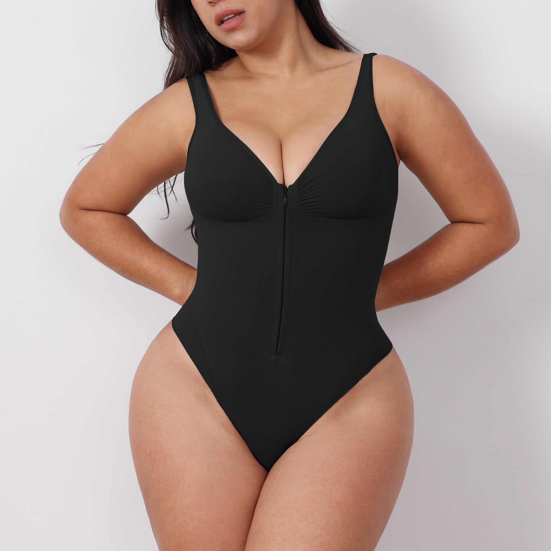 Corset Seamless Shaping And Belly Trimming Sleeveless Jumpsuit