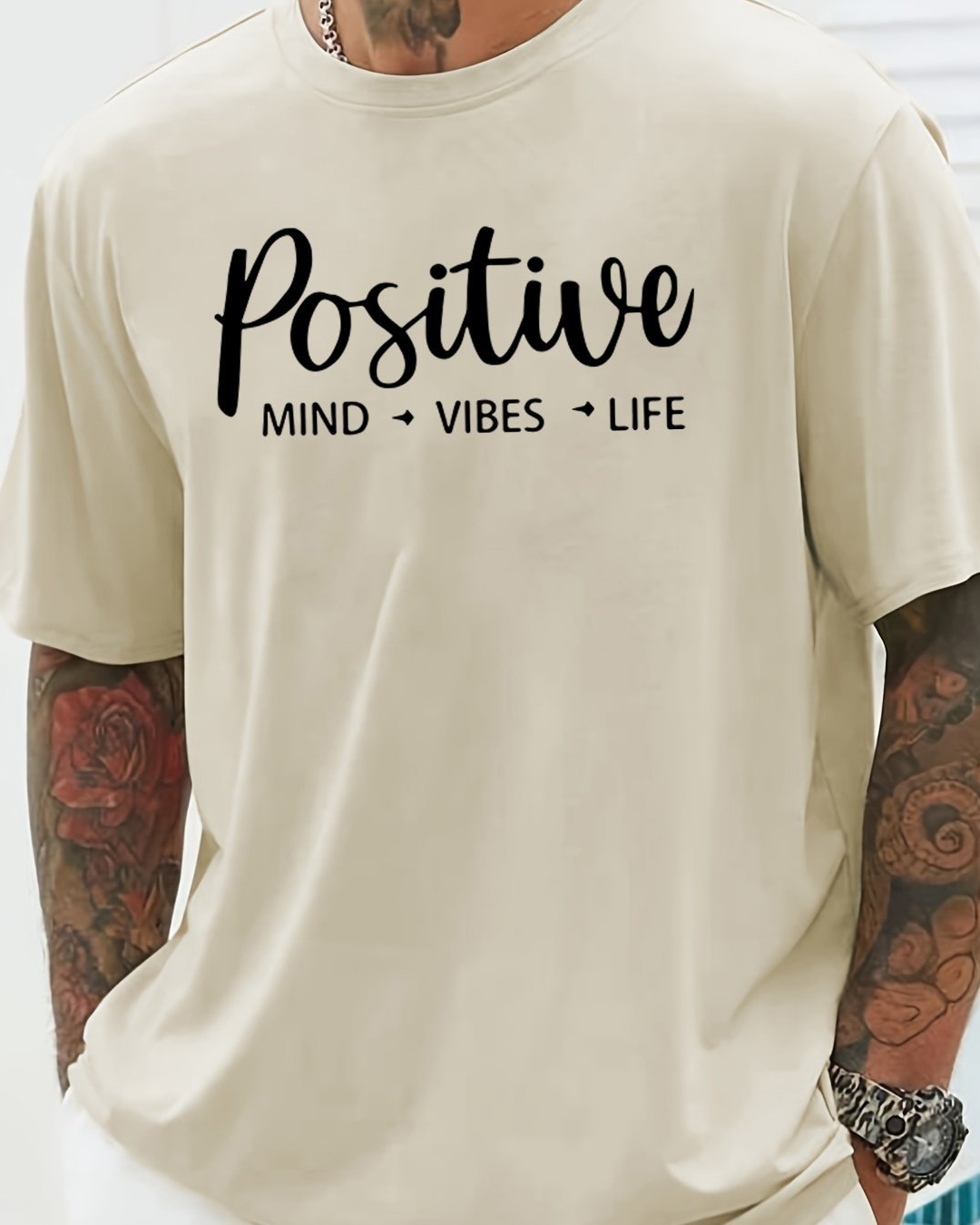 Men's T-shirt, Front Printed T-shirt, Summer, Spring, Autumn Casual Short Sleeved T-shirt, Top As A Gift