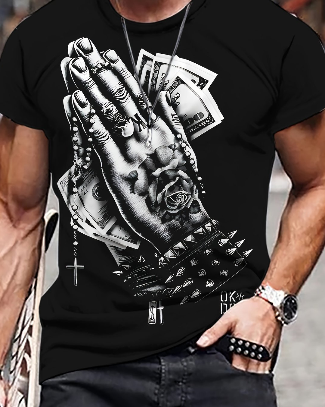 Men's Frog Printed T-shirt