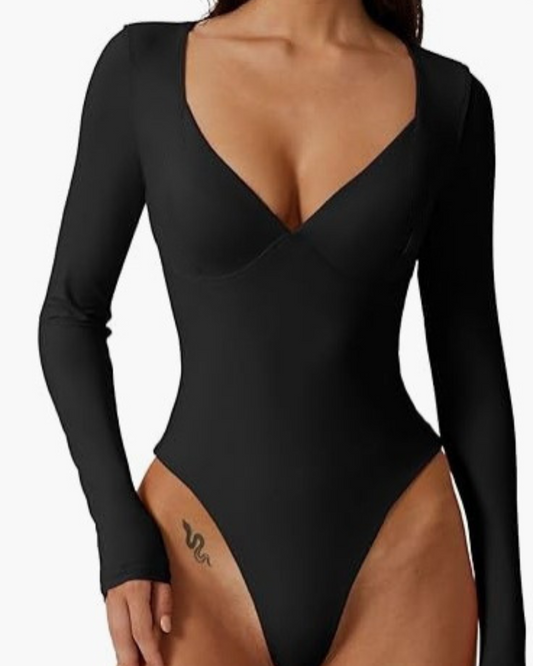 Simple Lady T-back One-piece Corset