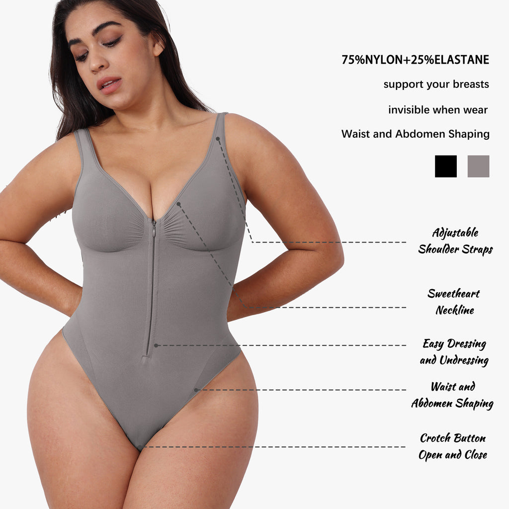 Corset Seamless Shaping And Belly Trimming Sleeveless Jumpsuit