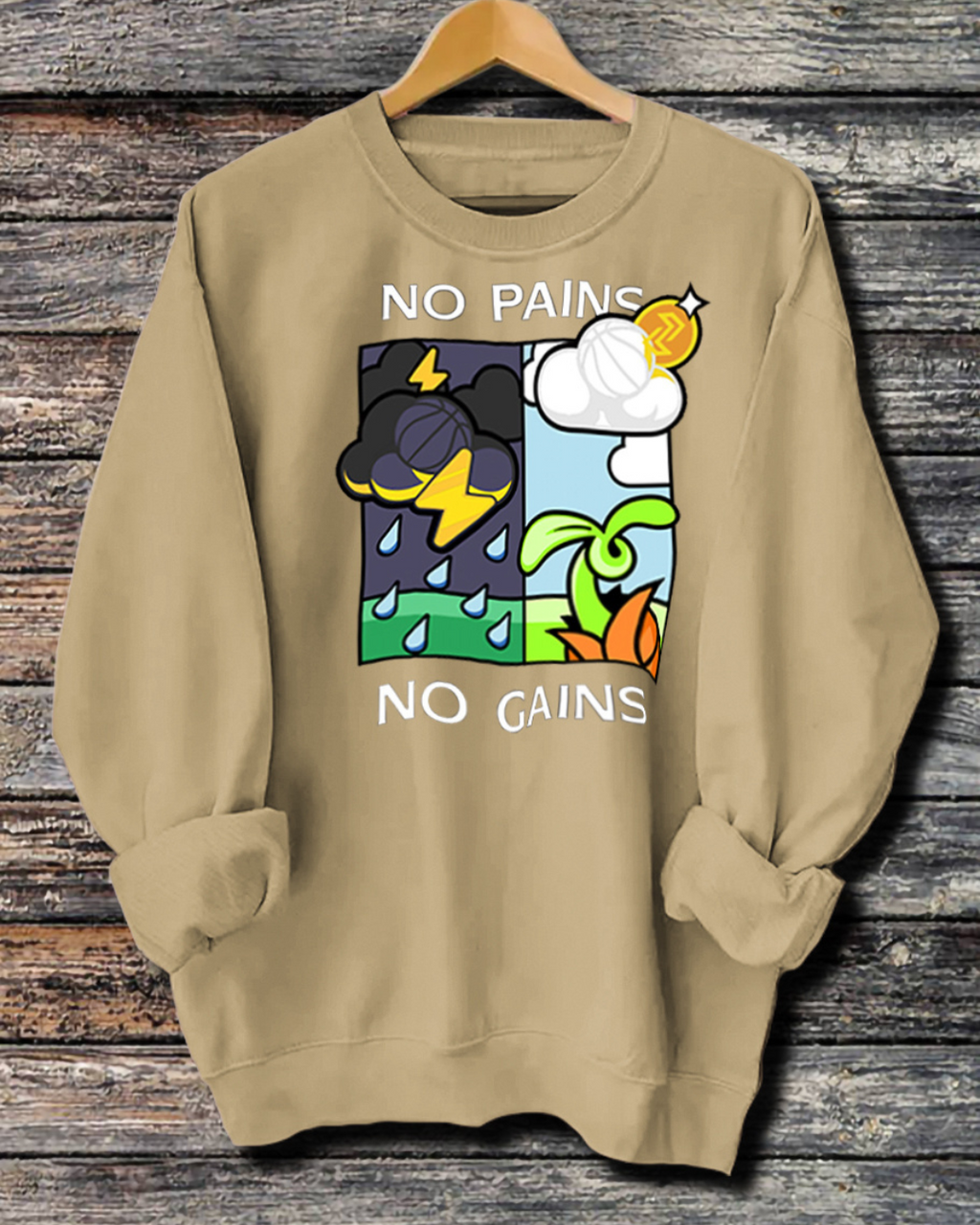 Women's Long Sleeved Printed sweat shirt