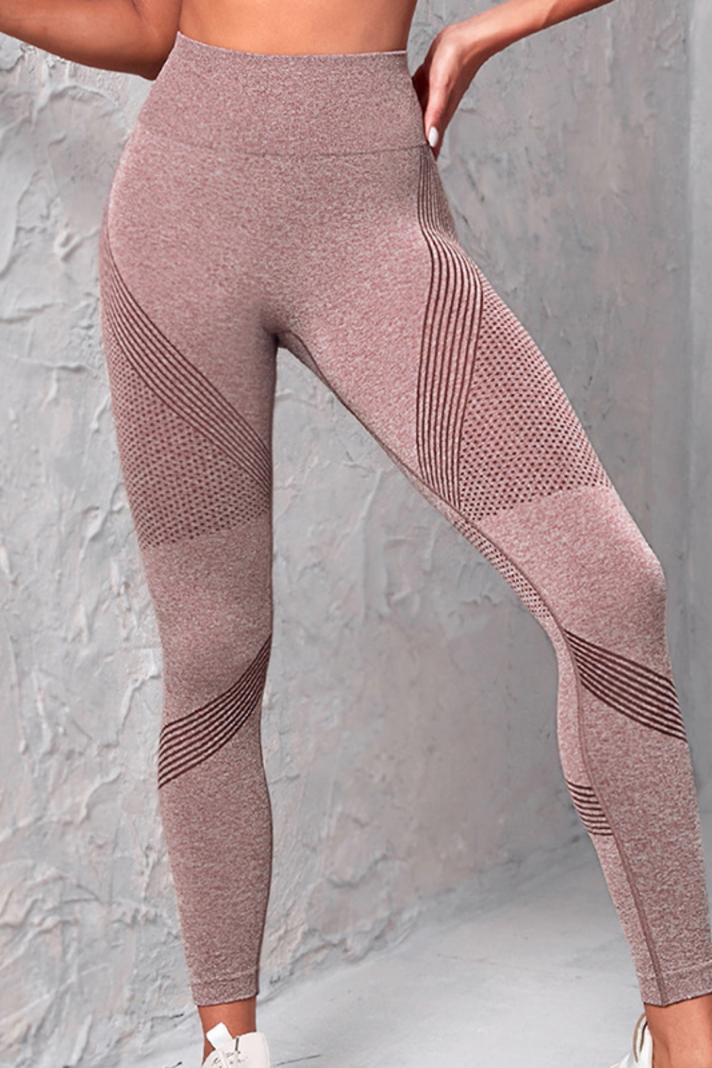 High Waist Seamless Yoga Pants Women's Solid Color Dot Striped Print Butt Lifting Leggings Fitness Running Sport Gym Legging Outfits