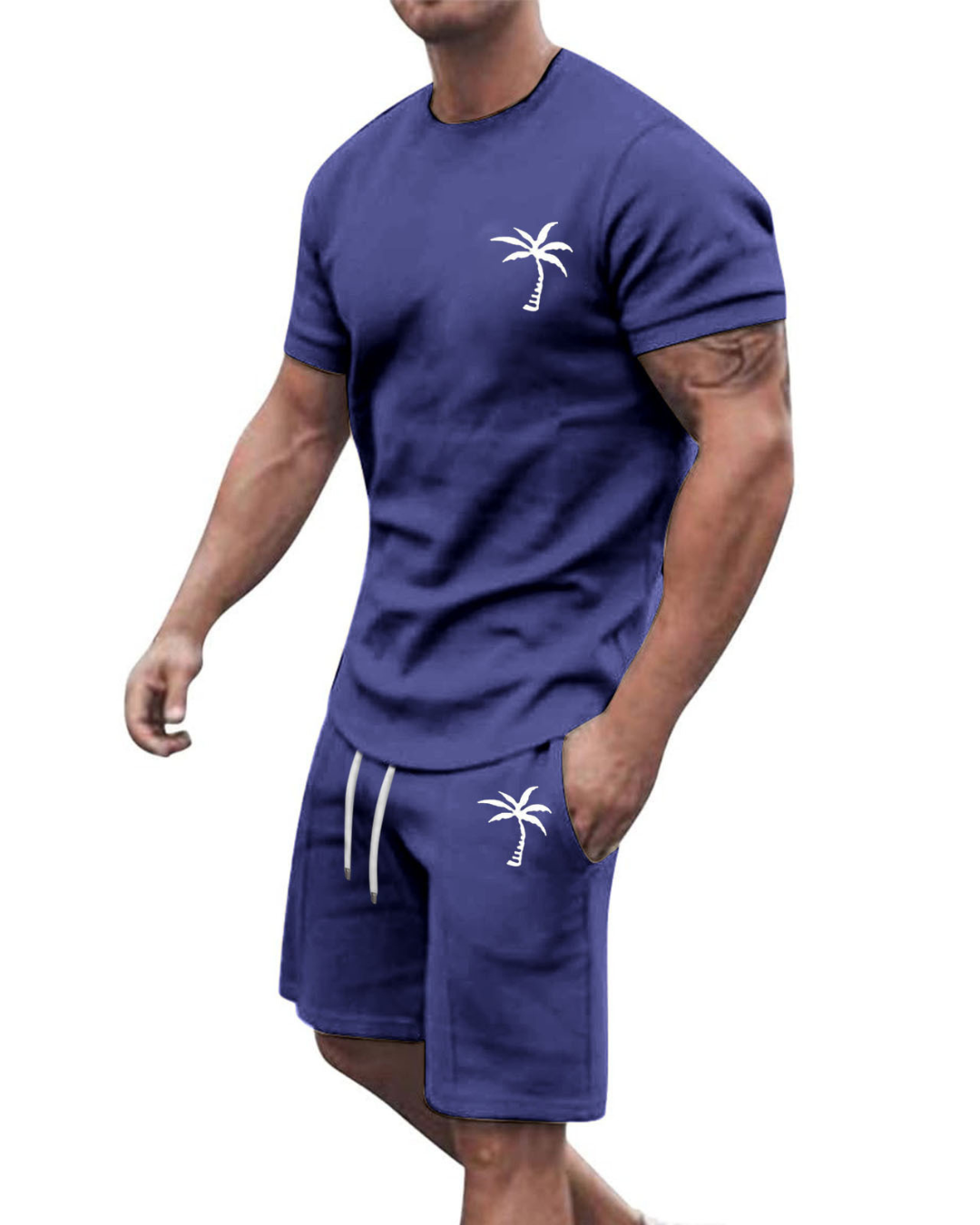 Short-sleeved Shorts Sports And Leisure Suit