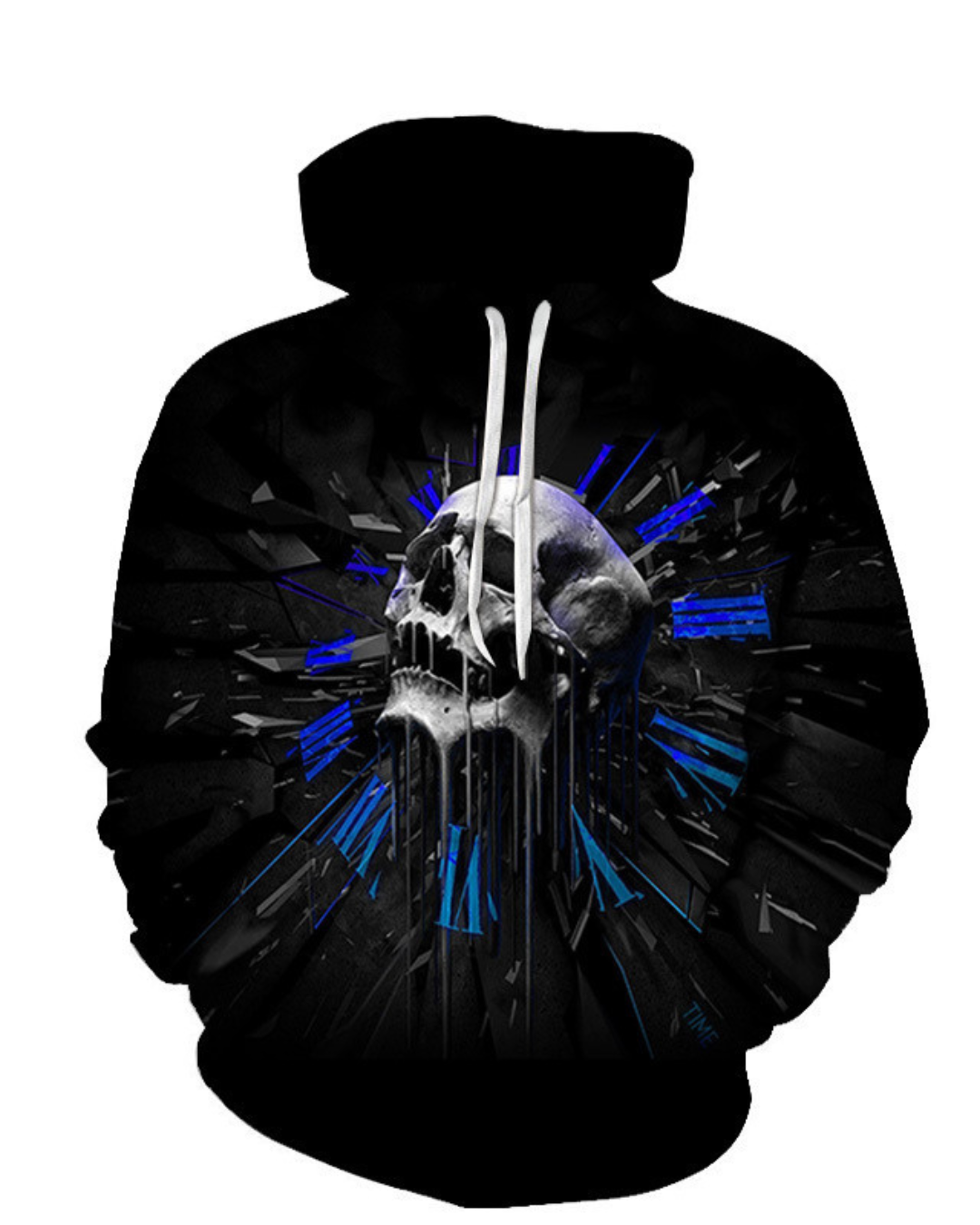Youth 3D Printed Skull Hoodie