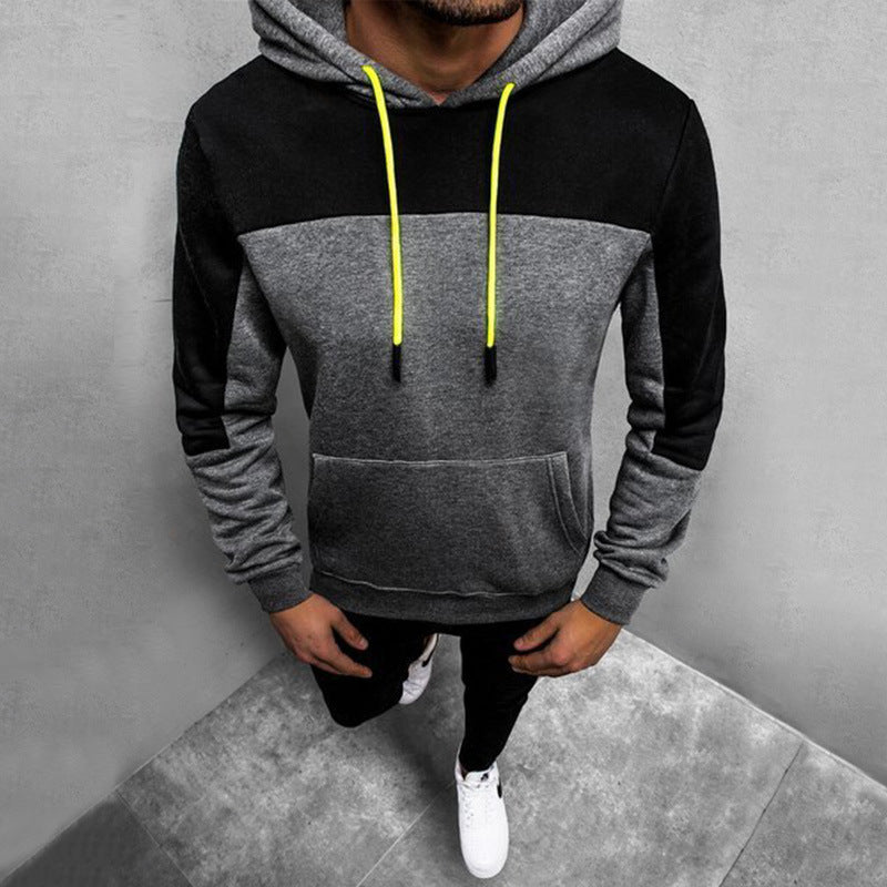 Men's Loose Hooded Pullover Casual Long-sleeved Sweater