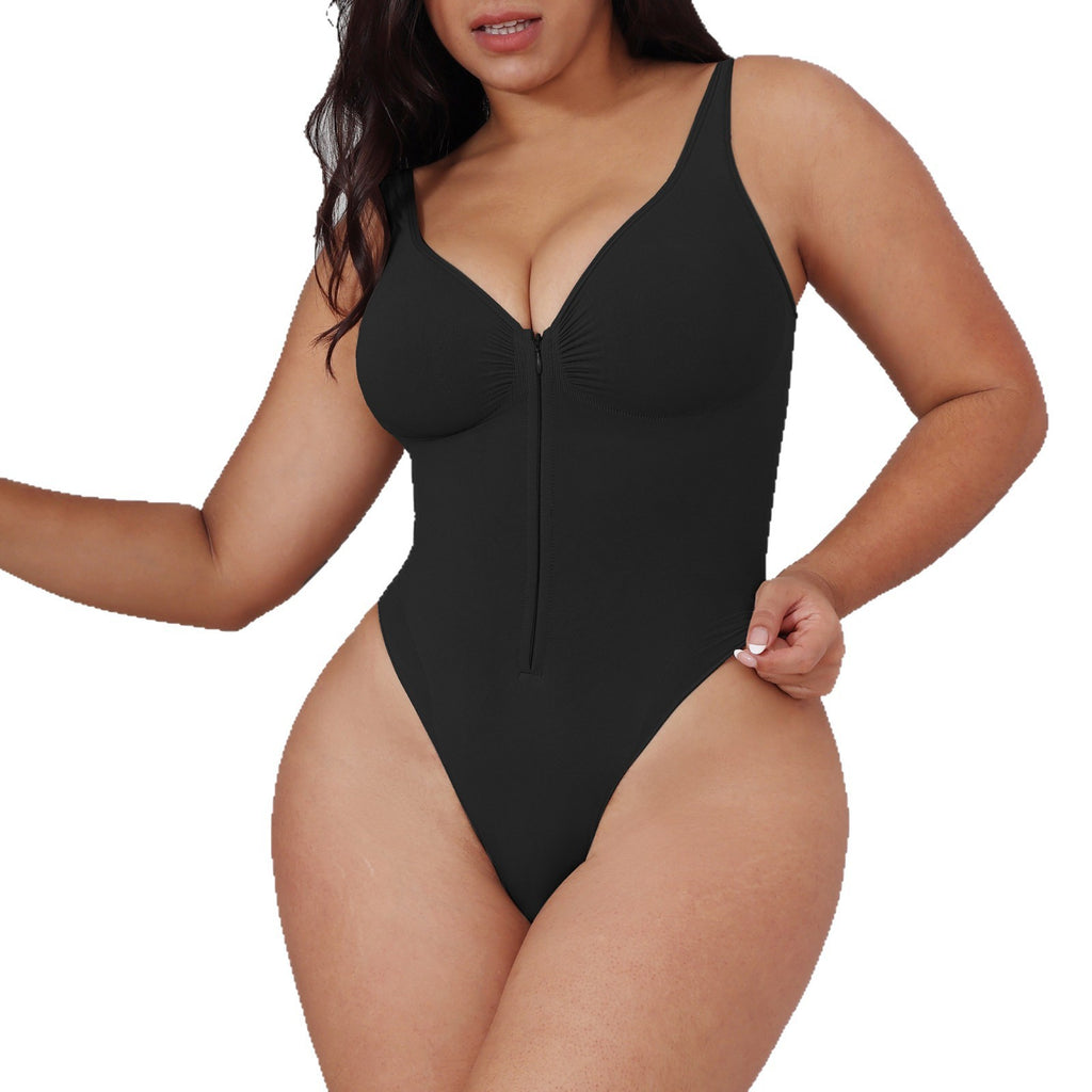 Corset Seamless Shaping And Belly Trimming Sleeveless Jumpsuit