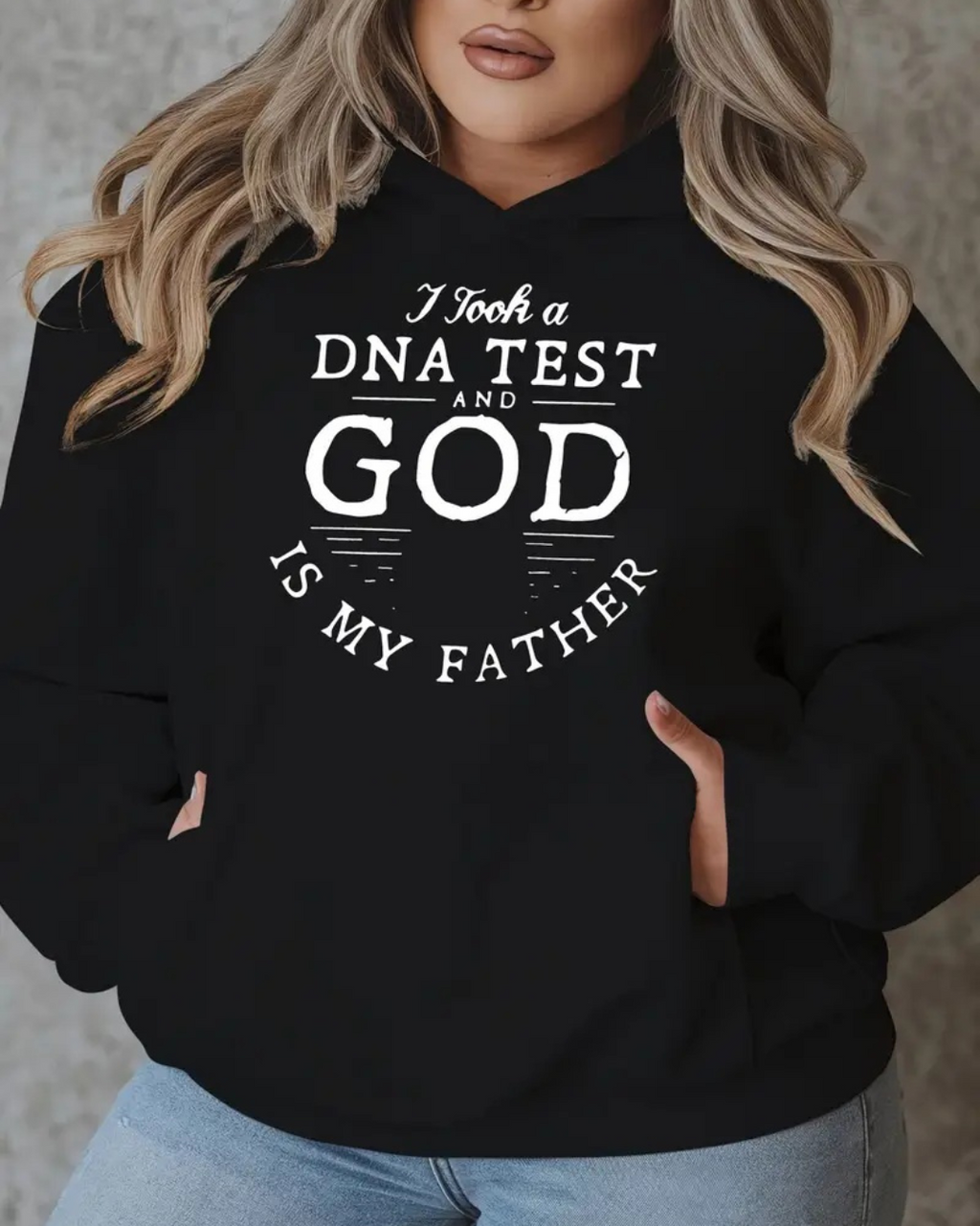 Women's DNA test Printed Hoodie