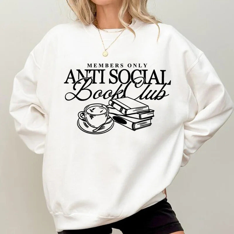 Printed English Sweater Women's Loose Fashion