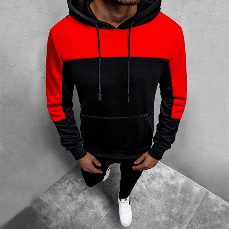 Men's Loose Hooded Pullover Casual Long-sleeved Sweater