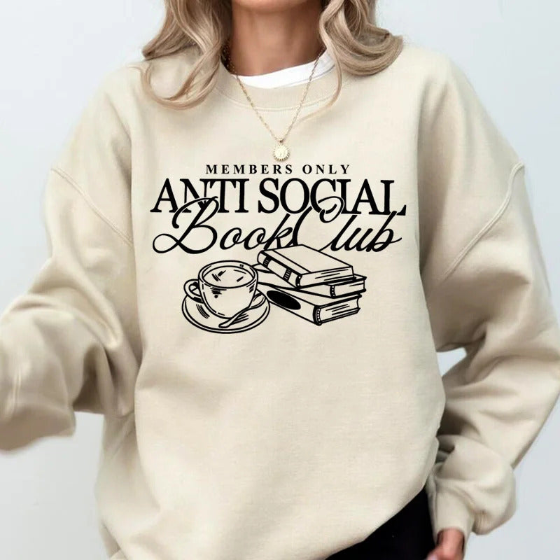 Printed English Sweater Women's Loose Fashion