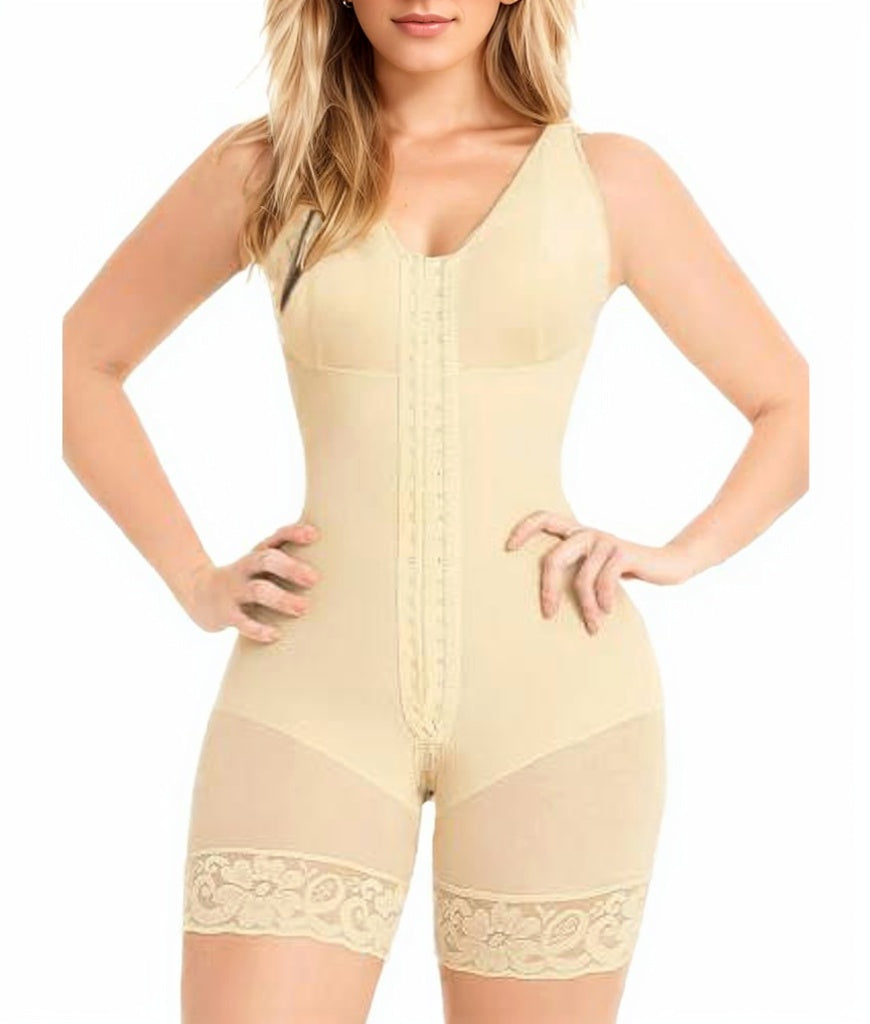 Fajas Colombiana Shapewear Jumpsuit For Women Tummy Control Post Surgery Full Body Shaper Butt Lifter With Zipper Crotch Skims bodysuits Elegant