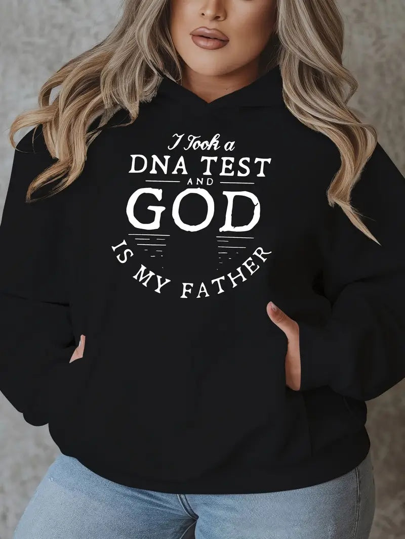 Women's DNA test Printed Hoodie