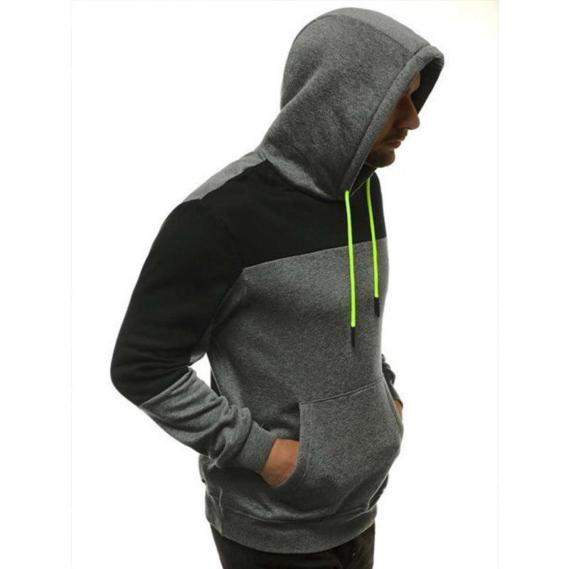 Men's Loose Hooded Pullover Casual Long-sleeved Sweater