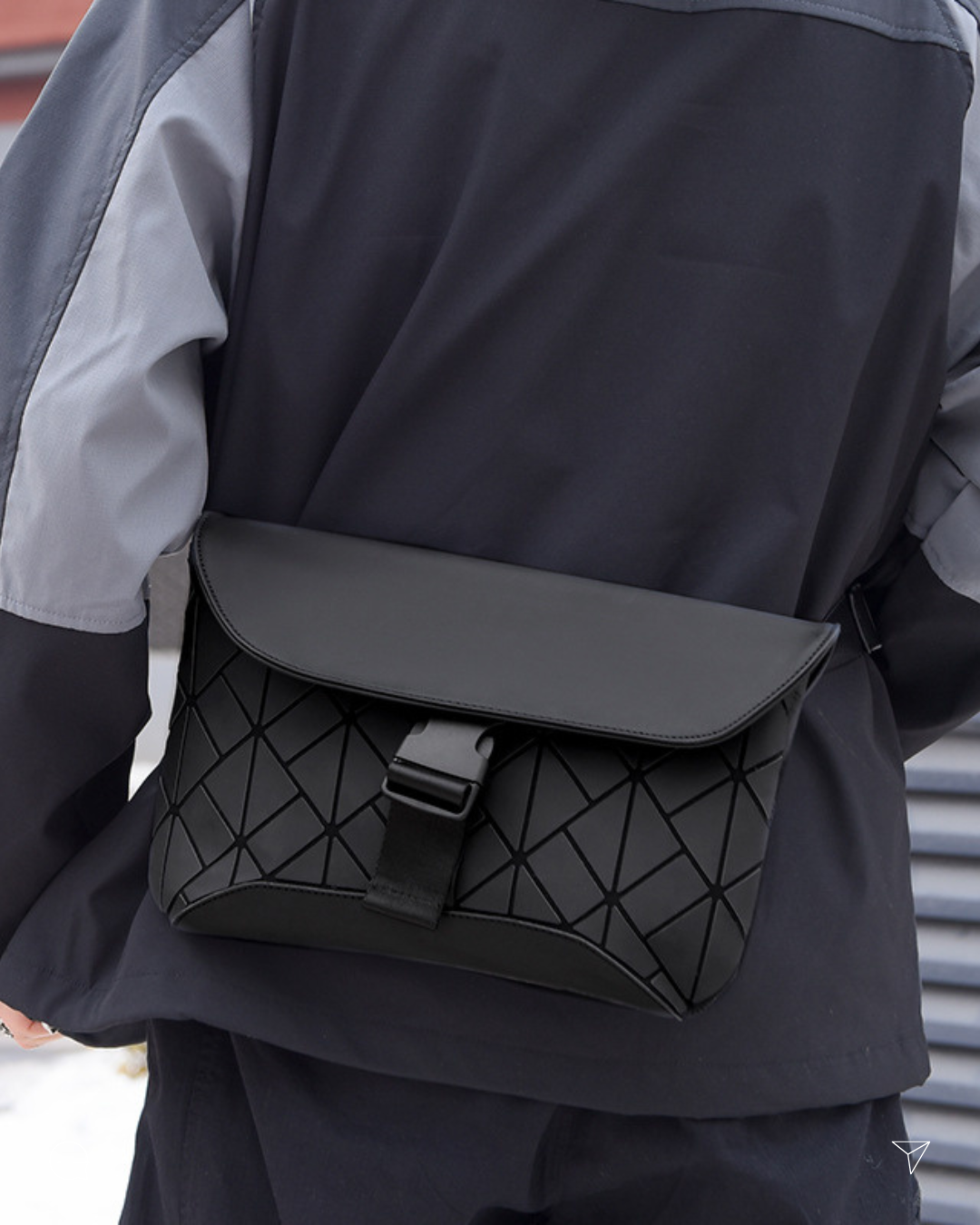 Rhombus Crossbody Design Fashion Trend Rui Camp Men's Bag