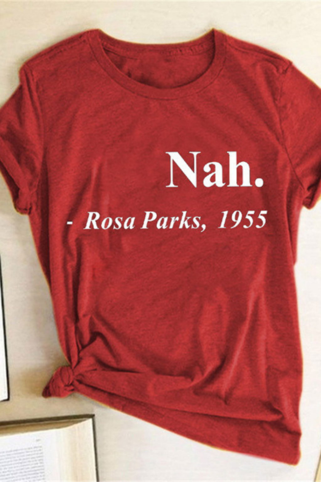 Multicolor Cartoon Pattern Female Print T-shirt