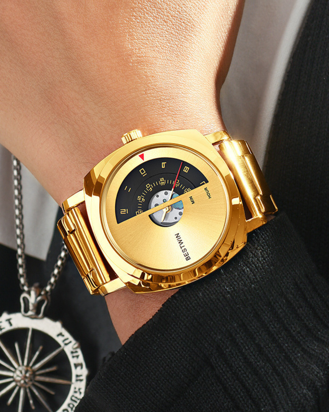 SLR Camera Men's Watch Alloy Folding Buckle Personality