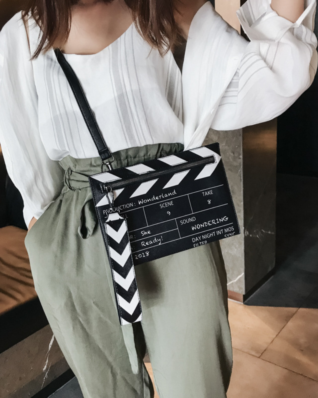 Movie Prop Design Pu Leather Casual Women's Clutch Envelope Bag Women Shoulder Bags Crossbody Messener Bag