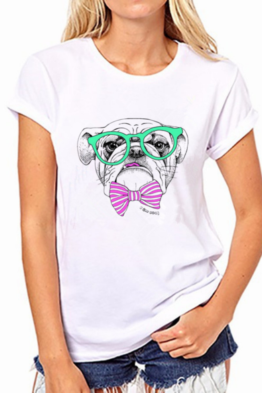 Ladies European and American T-shirts