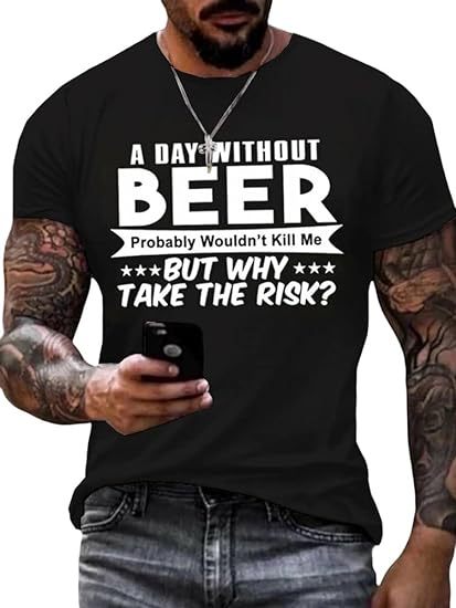 Printed Men's Short Sleeve Skull Head Round Neck T-shirt Hot Selling Short Sleeve