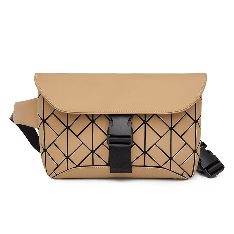 Rhombus Crossbody Design Fashion Trend Rui Camp Men's Bag