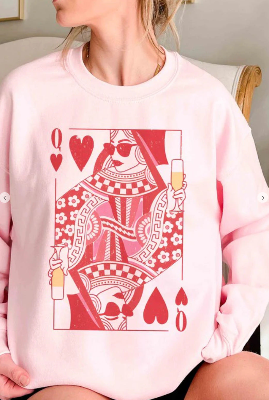 European And American Loose Casual Poker Mid-length Sweater Women