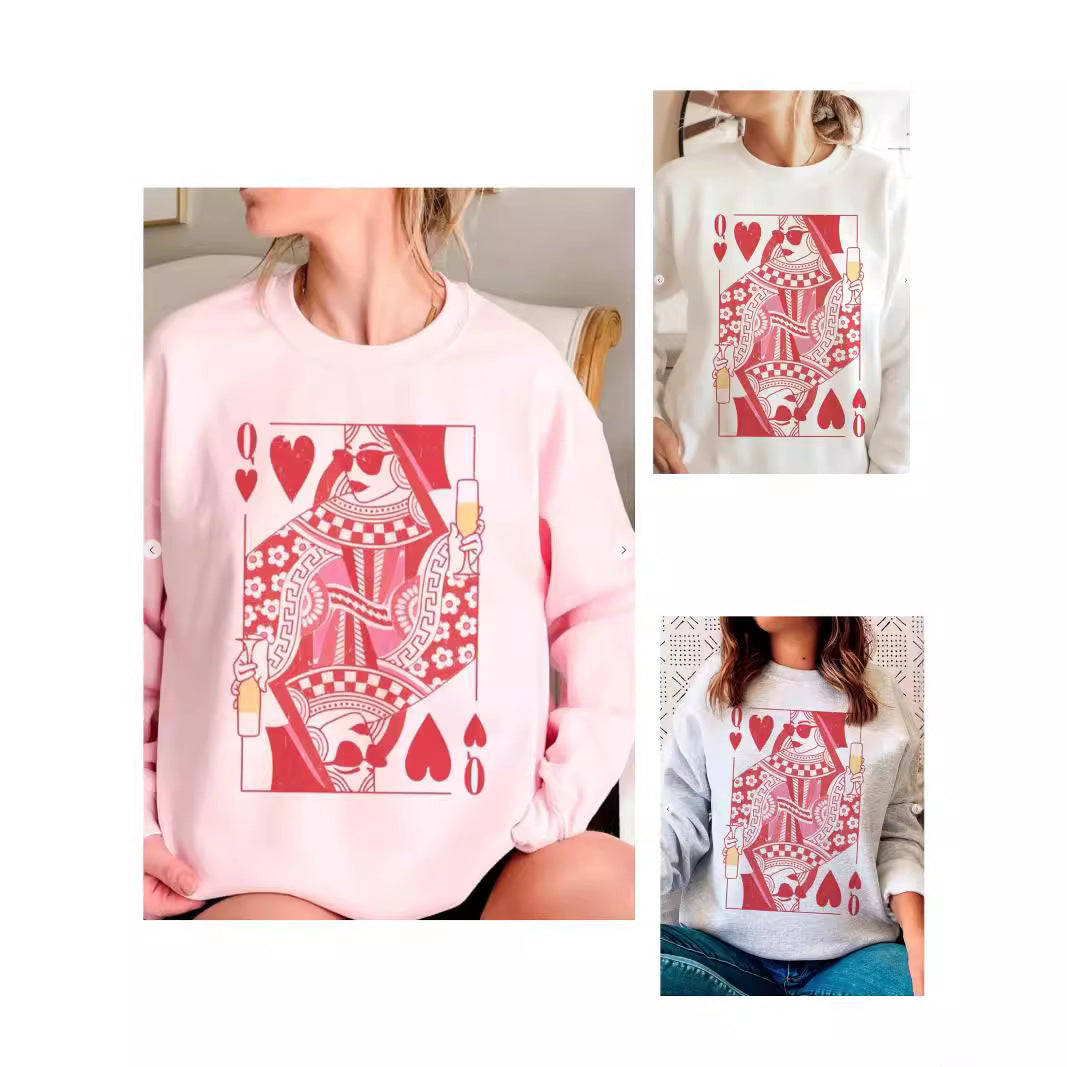 European And American Loose Casual Poker Mid-length Sweater Women