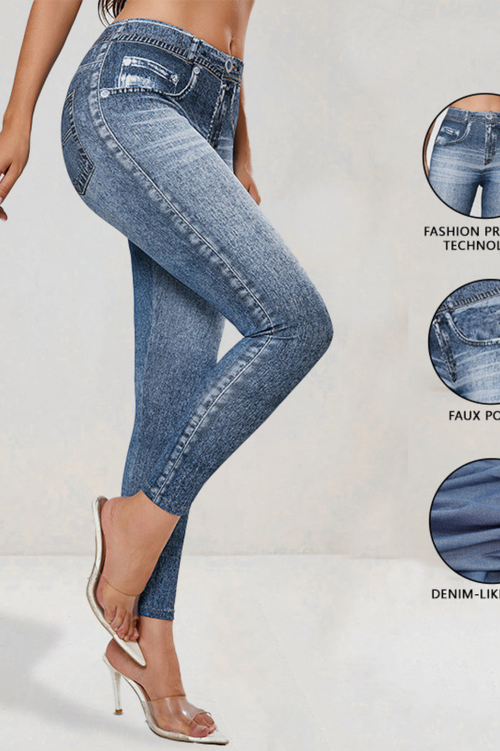 Retro High Elastic Tights Hip Lifting Yoga Trousers