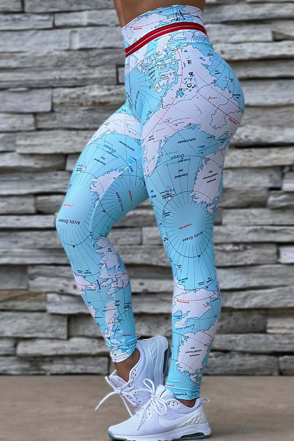 Women's 3D Digital Printing Casual Arm-lifting Leggings Yoga Pants