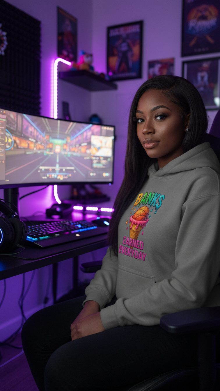 American / European Size Drop-shoulder Sleeve Casual Sports Hoodie Sweater