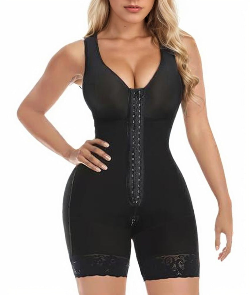 Fajas Colombiana Shapewear Jumpsuit For Women Tummy Control Post Surgery Full Body Shaper Butt Lifter With Zipper Crotch Skims bodysuits Elegant