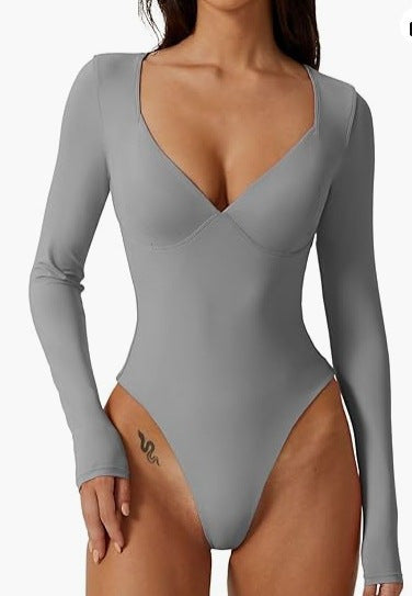 Simple Lady T-back One-piece Corset