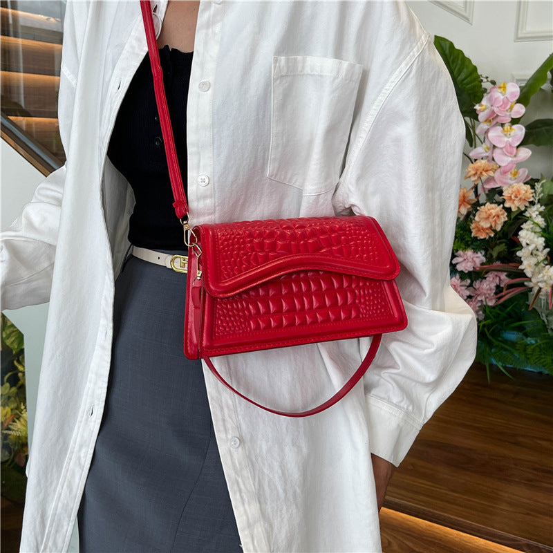 Pattern Shoulder Commuter Western Style Messenger Bag