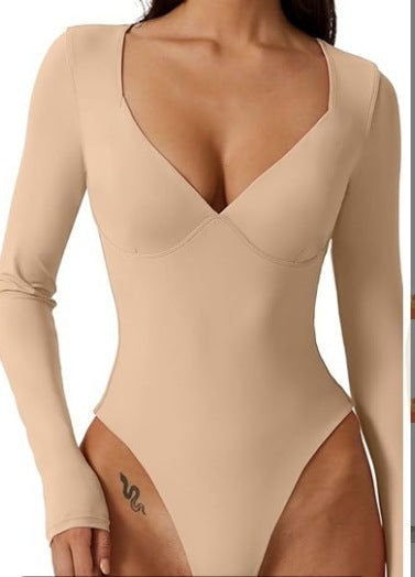 Simple Lady T-back One-piece Corset