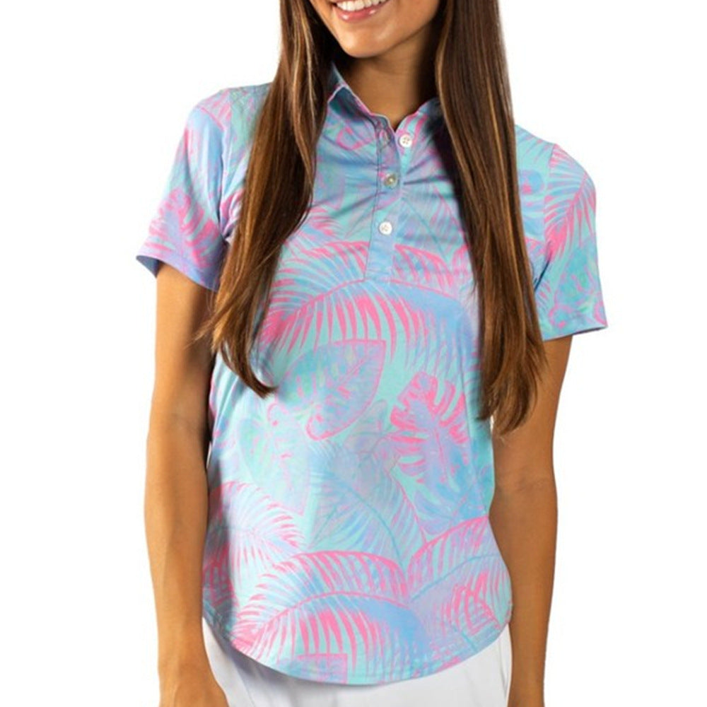 Personality Women's Swagger Golf Polo Shirt Dry