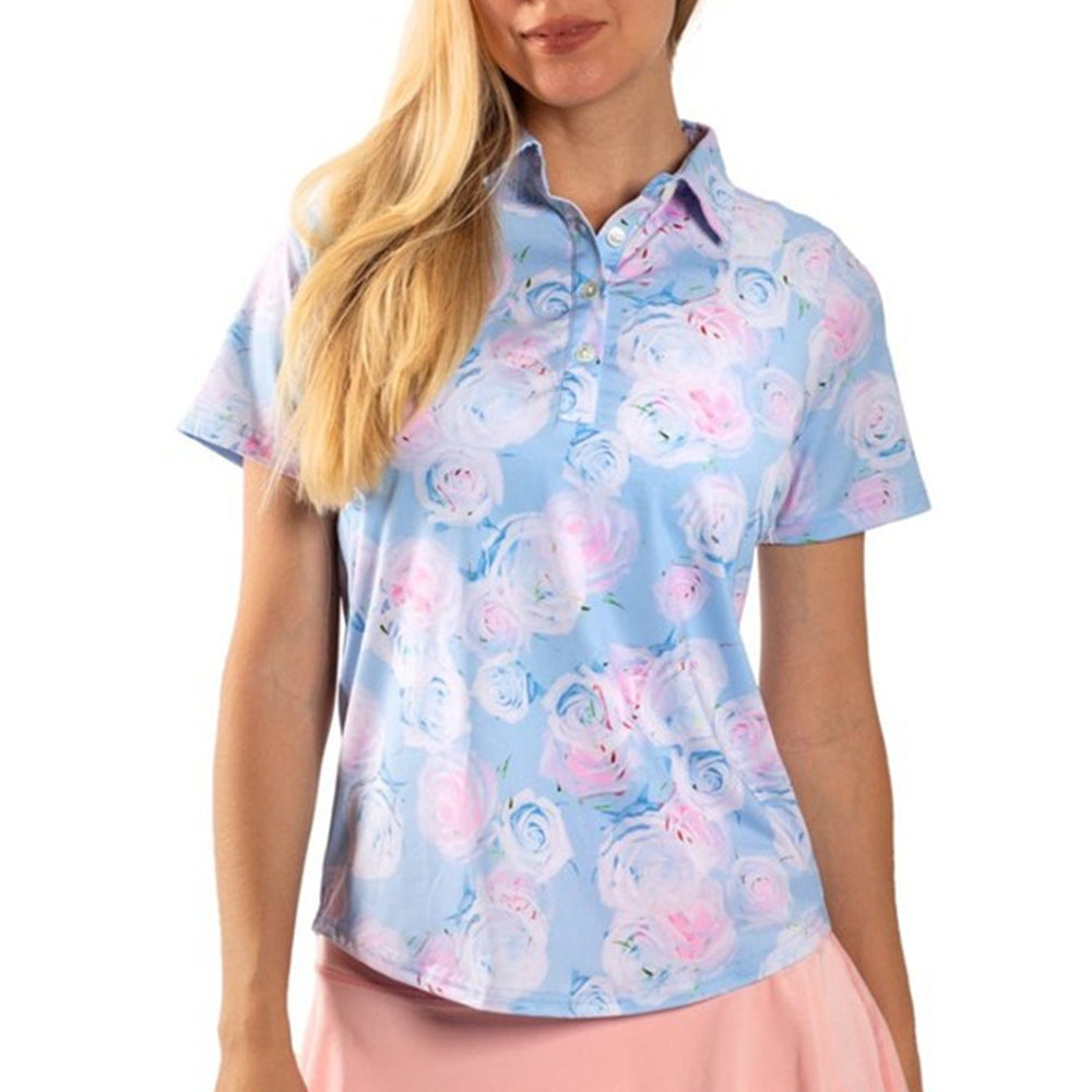 Personality Women's Swagger Golf Polo Shirt Dry