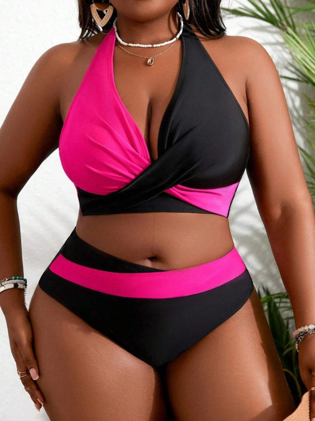Women's Two-piece Casual Swimsuit P284-01